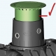 Телескопическая крышка Mini GREEN артикул № 371010 Для емкостей Carat S и Platin